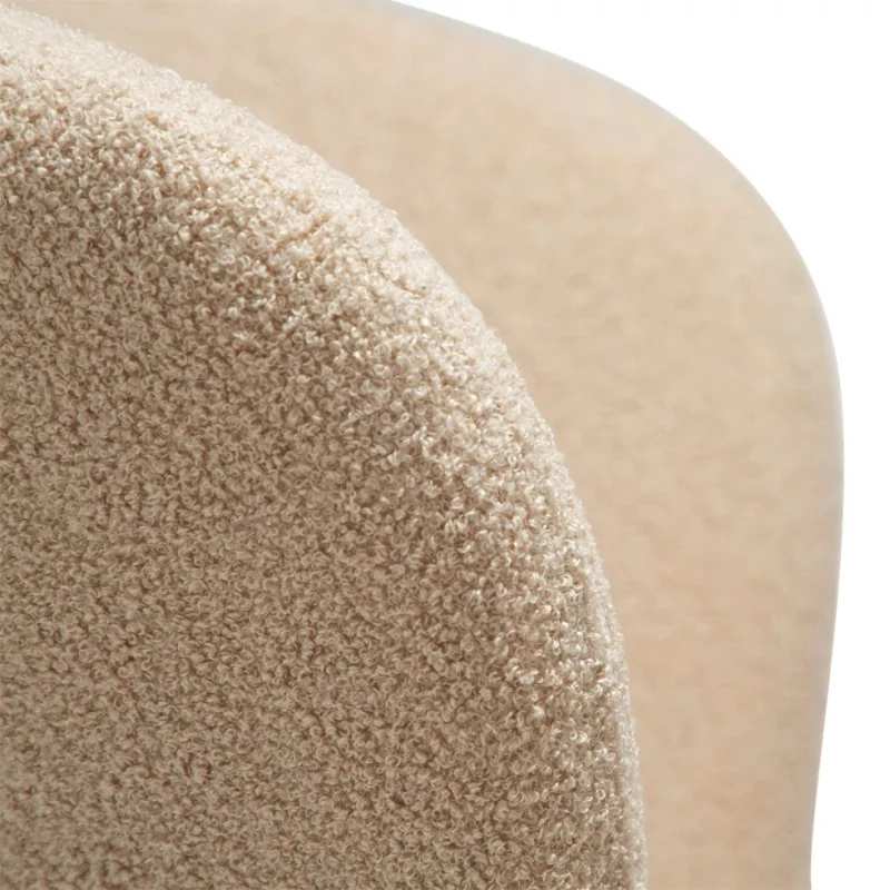 Lounge Chair Orbit by Amtorp design beige boucle fabric 84 x 83 x 84cm