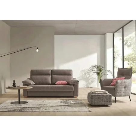 Sofa bed Robin fabric of your choice with matress 120-140-160 x 200cm