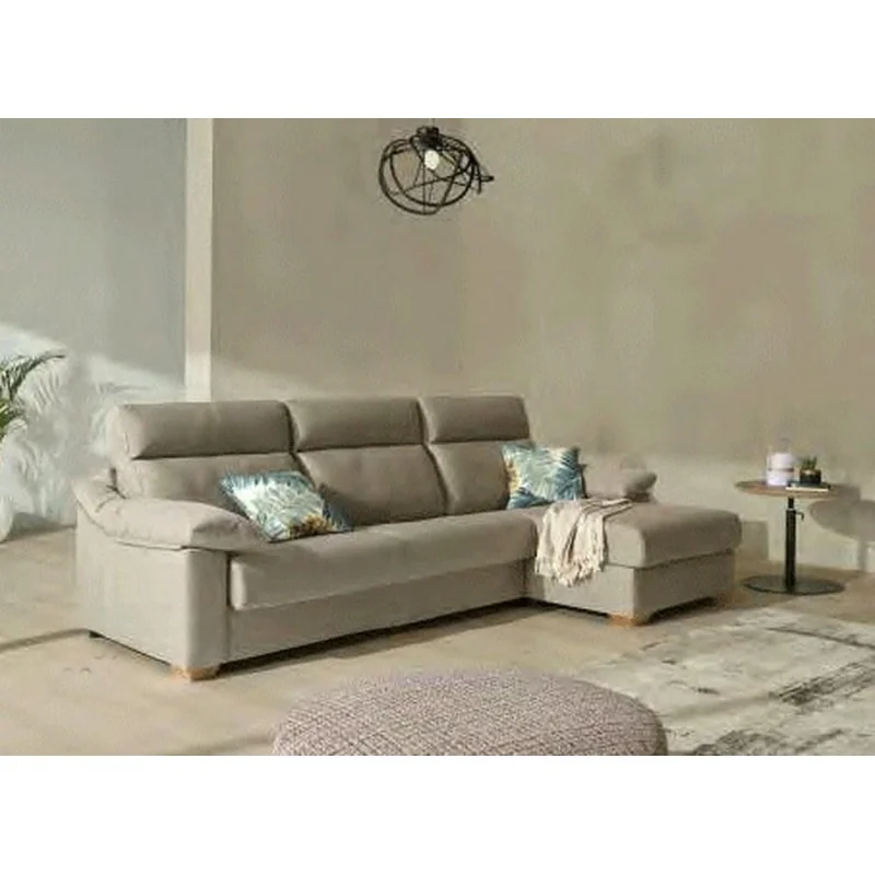 Corner sofa bed Robin with storage fabric of your choice 289-309x155cm