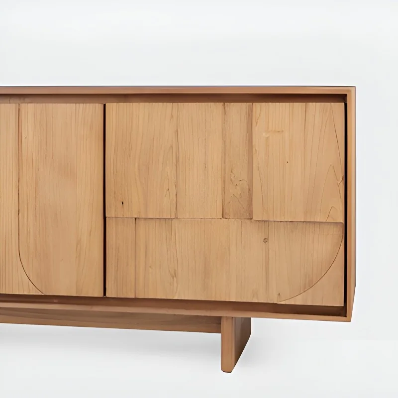 Μπουφές Mia με 4 πόρτες από μασίφ ξύλο teak 210 x 45 x 60cm