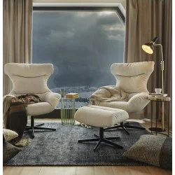 Πολυθρόνα Swivel Lungo by Studio Szpunar ύφασμα επιλογής σας 87x86x106