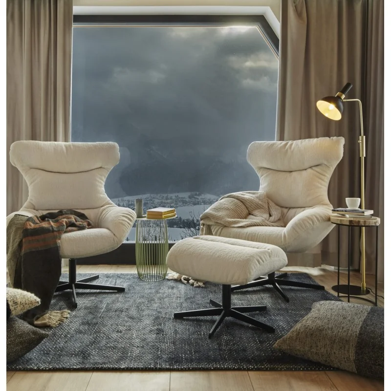 Swivel armchair Lungo by Studio Szpunar your's choice fabric 87x86x106