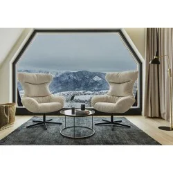 Πολυθρόνα Swivel Lungo by Studio Szpunar ύφασμα επιλογής σας 87x86x106