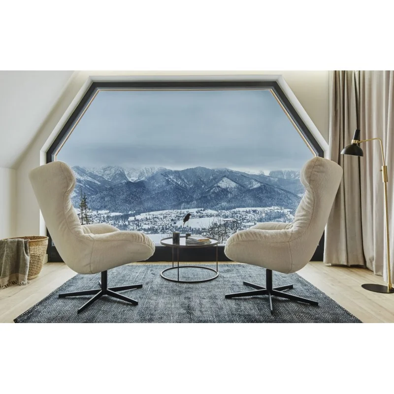 Swivel armchair Lungo by Studio Szpunar your's choice fabric 87x86x106
