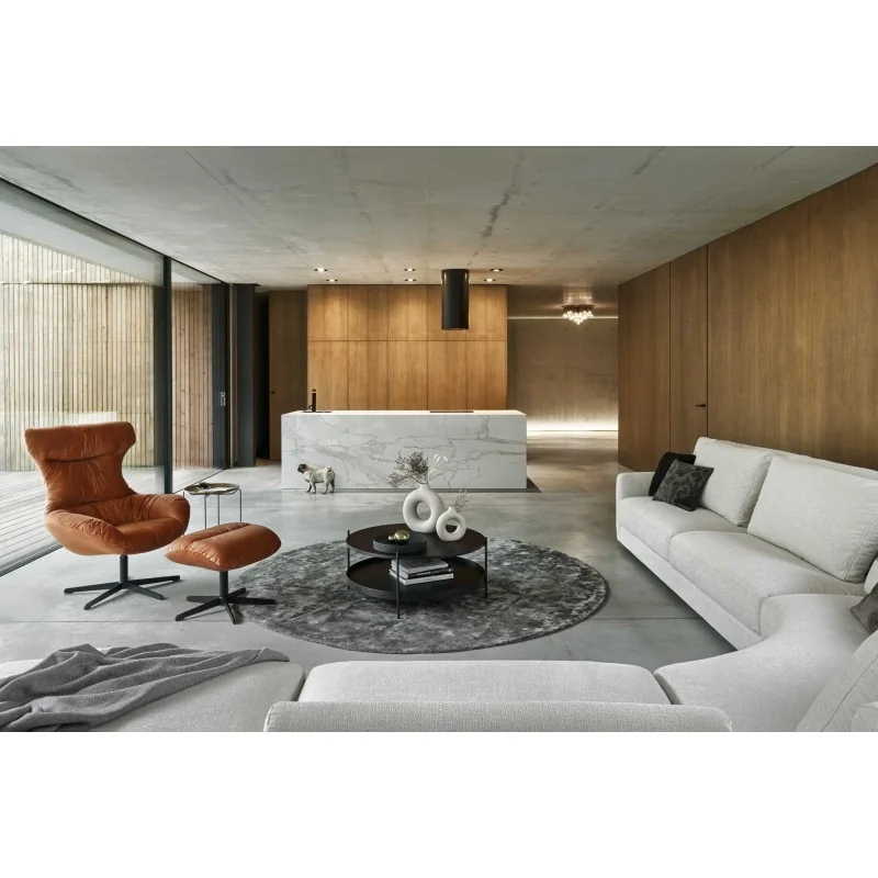 Swivel armchair Lungo by Studio Szpunar your's choice fabric 87x86x106