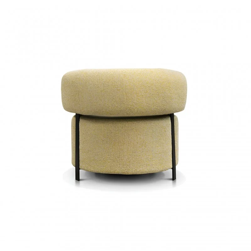 Armchair Aston with metal frame & fabric of your choice 88 x 87 x 74cm