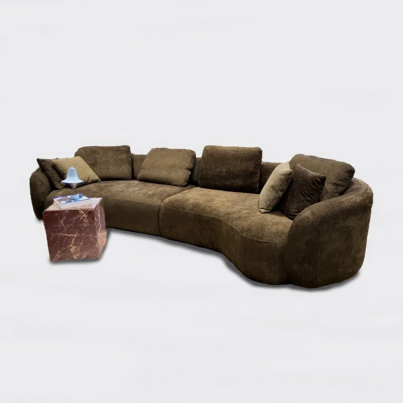 Sofa Domani by E.Marti Curved 45º edges 5-6 seater 360x138 & 410x170cm