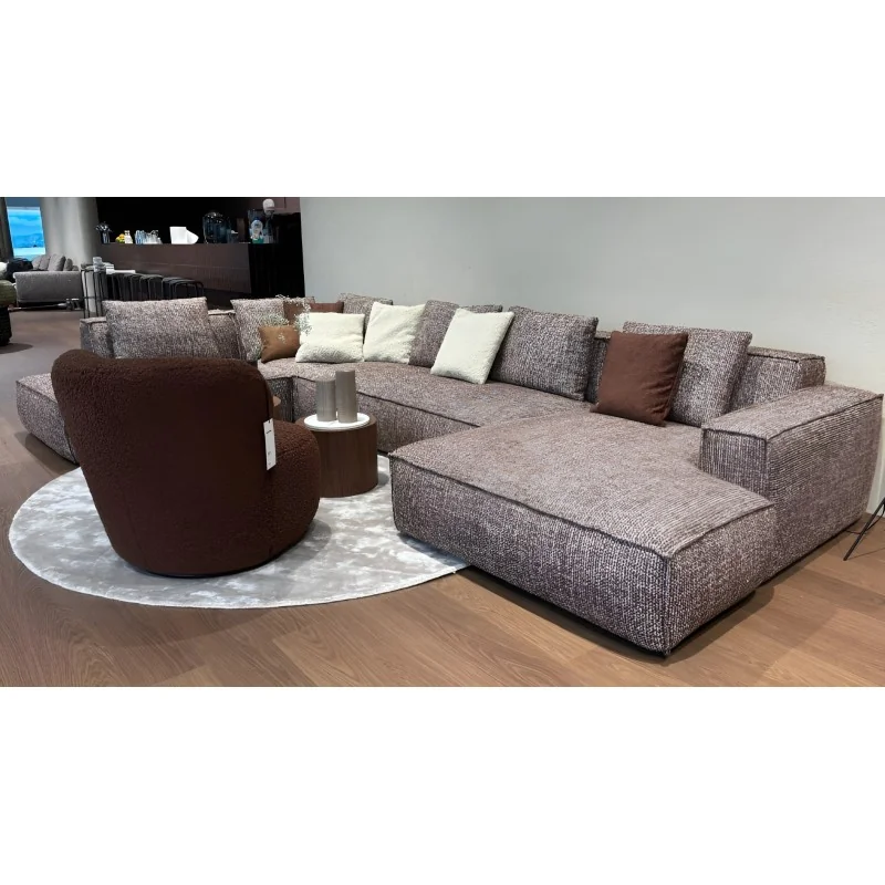 Καναπές γωνία Vellaro σε σχήμα Π 242 x 390-410-430-450 x 170cm