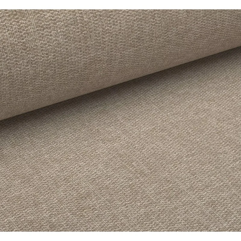 Swivel Chair Ballo with armrests in beige color fabric 57 x 58 x 87cm