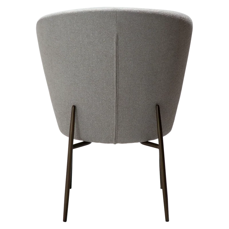 Chair Orbit by Amtorp design upholstered with boucle fabric 64x62x87cm