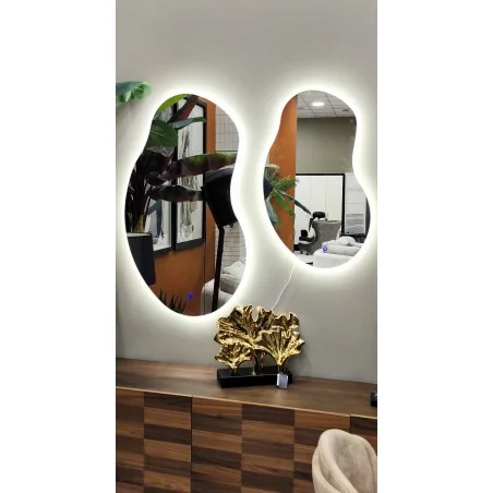 Καθρέφτης τοίχου Dali οβάλ με φωτισμό LED 74 x 120cm or 55 x 90cm