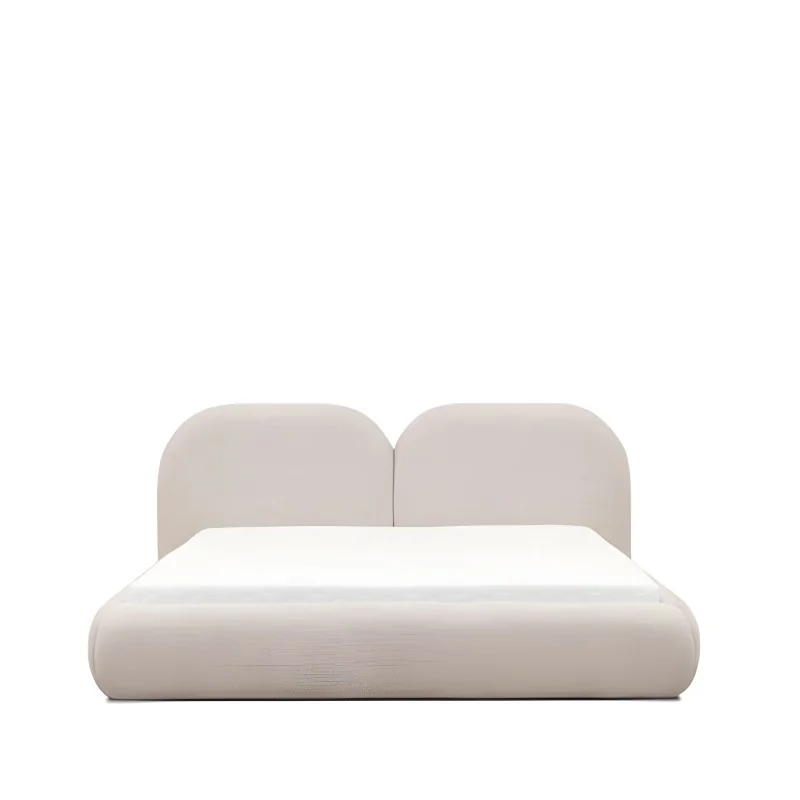 Bed Nubo with fabric of your choice for mattress 160 - 180 x 200cm