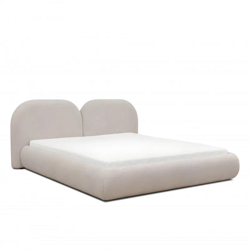 Bed Nubo with fabric of your choice for mattress 160 - 180 x 200cm