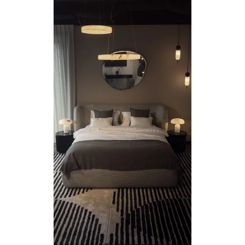 Bed Domani by E.Marti fabric of your choice for mattress 160-180x200cm