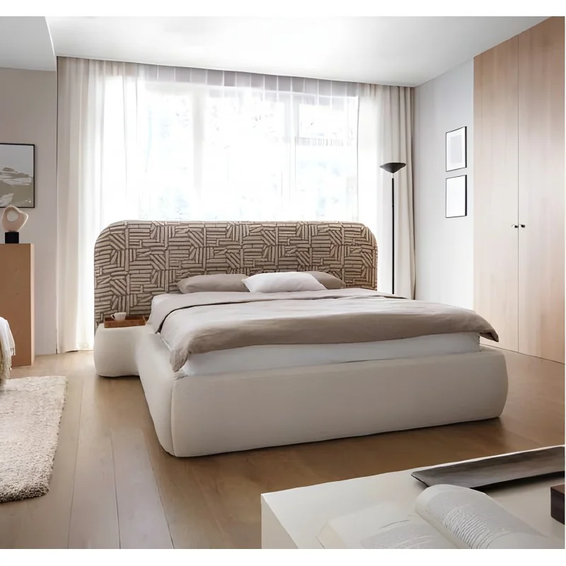 Bed Genesis with nightstands yours choice fabric mattress 160-180x200