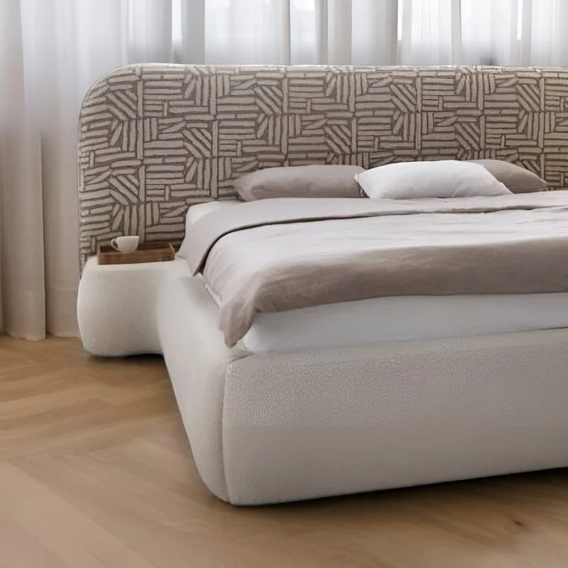 Bed Genesis with nightstands yours choice fabric mattress 160-180x200