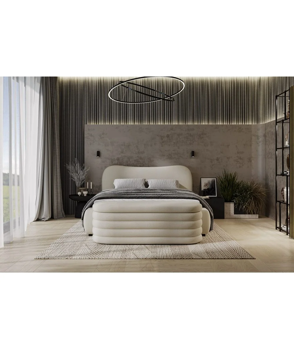 Bed Isla Gray with storage SPECIAL OFFER for mattress 160 x 200cm