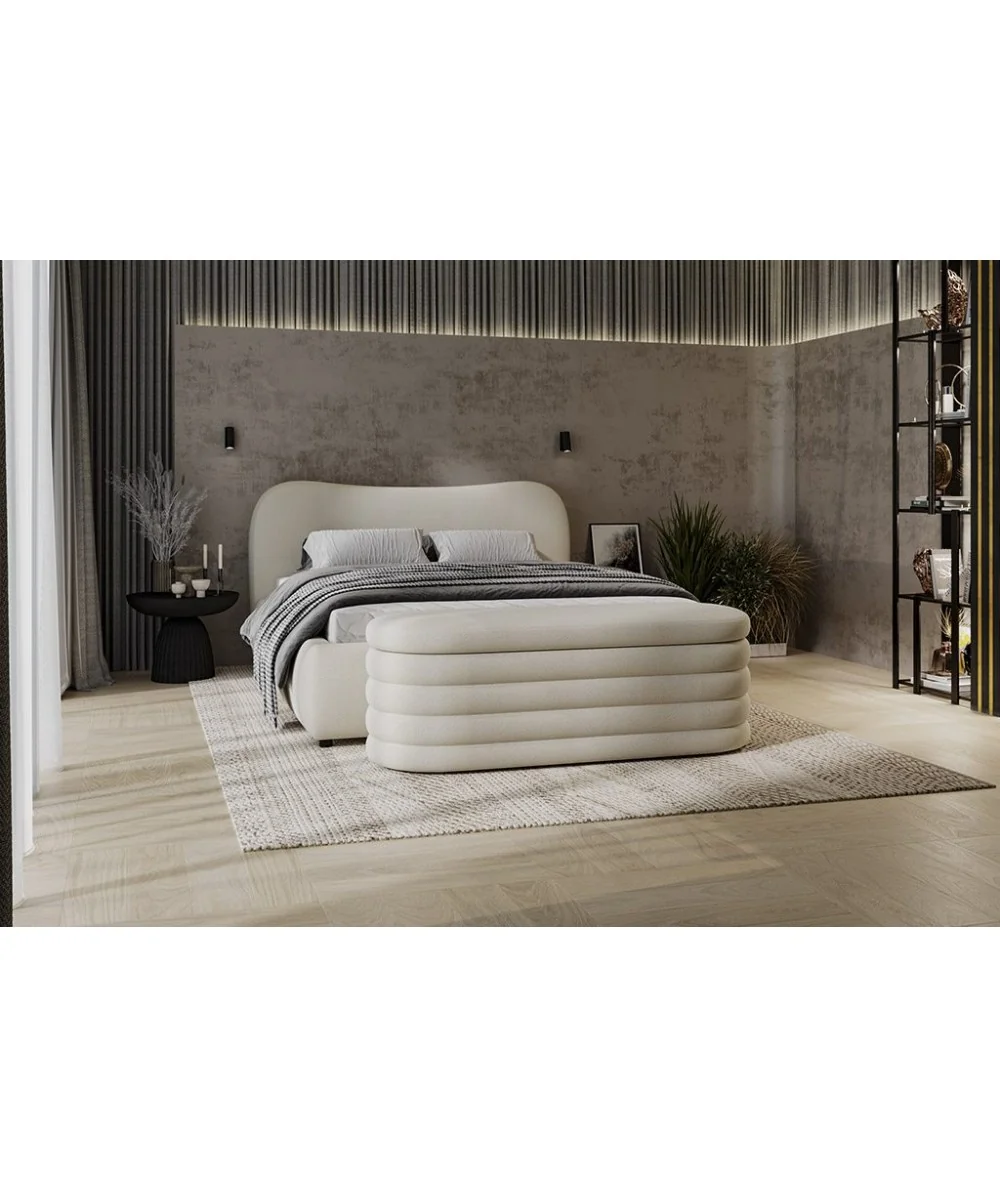 Bed Isla Gray with storage SPECIAL OFFER for mattress 160 x 200cm