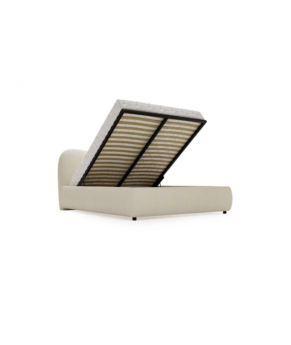 Bed Isla Gray with storage SPECIAL OFFER for mattress 160 x 200cm