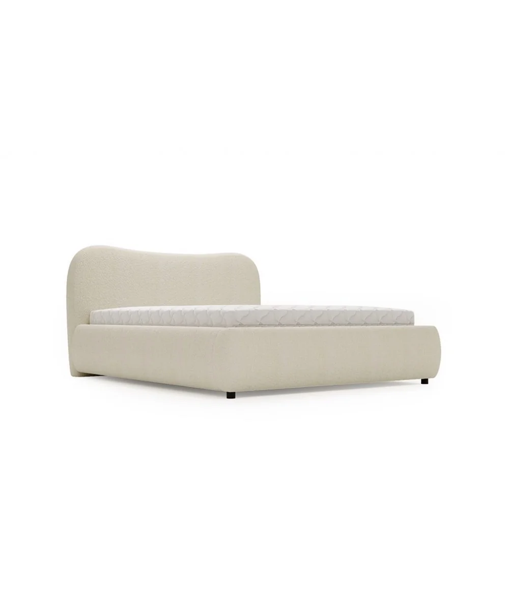 Bed Isla Gray with storage SPECIAL OFFER for mattress 160 x 200cm