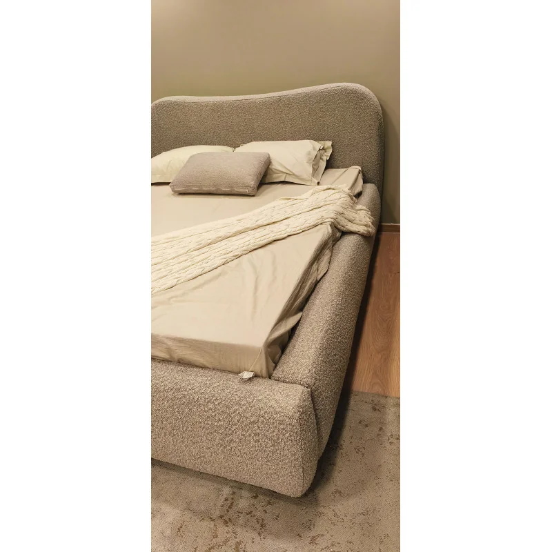 Bed Isla Gray with storage SPECIAL OFFER for mattress 160 x 200cm