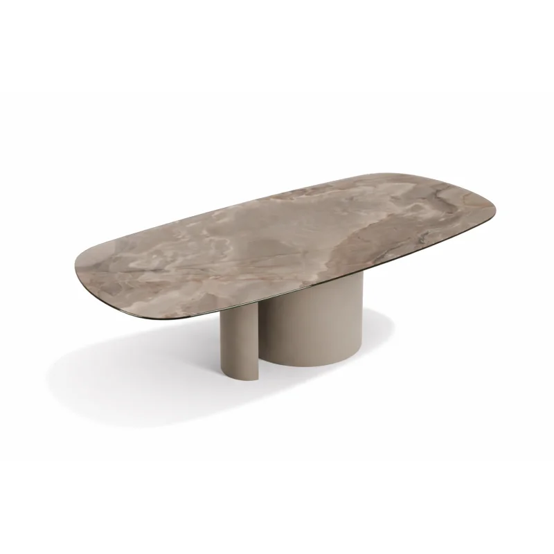 Dining table Esso Quartz stone 180x100 200x106 220x110 240x114cm