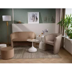 Coffee Table Salo Ceramic Top marble effect set of 2 pieces 110 x 50cm