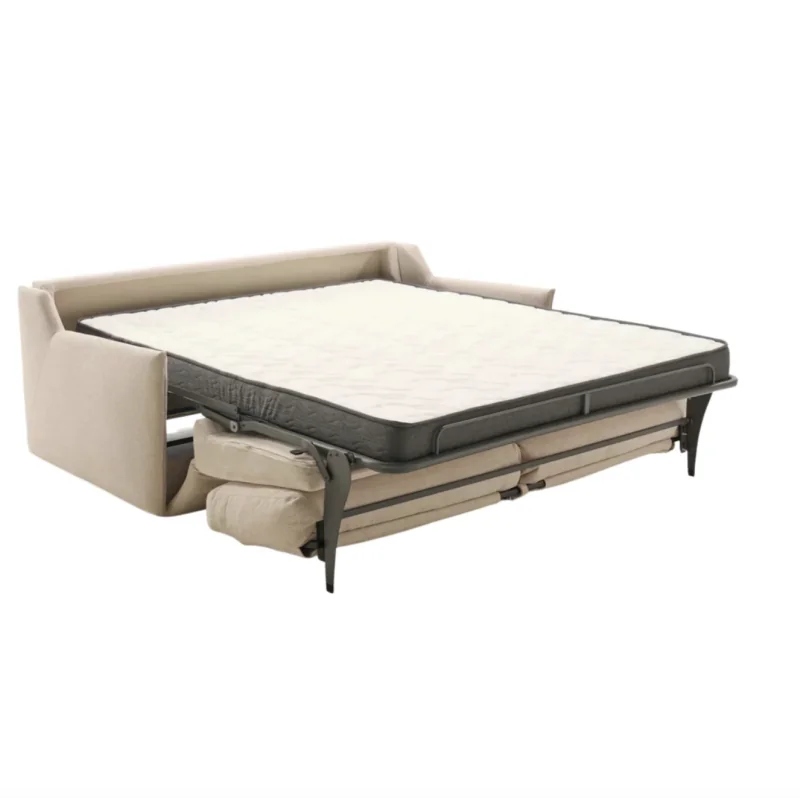 Sofa bed Athena SPECIAL OFFER in Greige color with matress 160 x 200cm