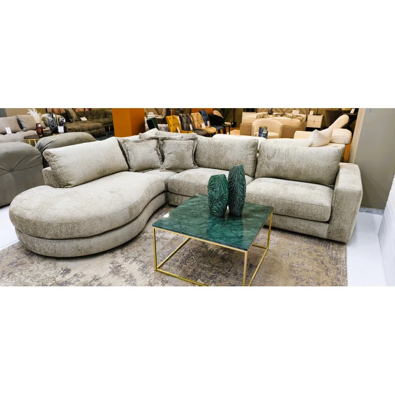 Γωνιακός Καναπές Drop Round Open End 315-335-350x260 & 350x350cm