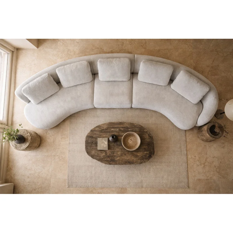 Καναπές Γωνία Domani Κυρτός 45º Eliptical End by E. Marti 420 x 145cm