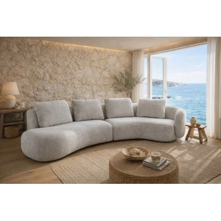 Καναπές Γωνία Domani Κυρτός 45º Eliptical End by E. Marti 330 x 145cm