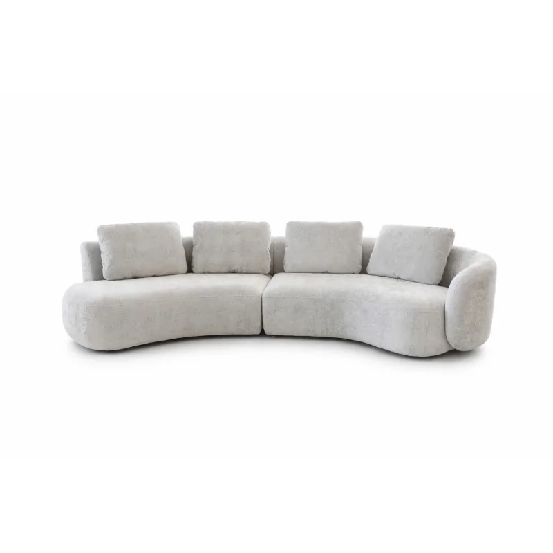 Corner Sofa Domani Curved 45º Eliptical End by E. Marti 330 x 145cm