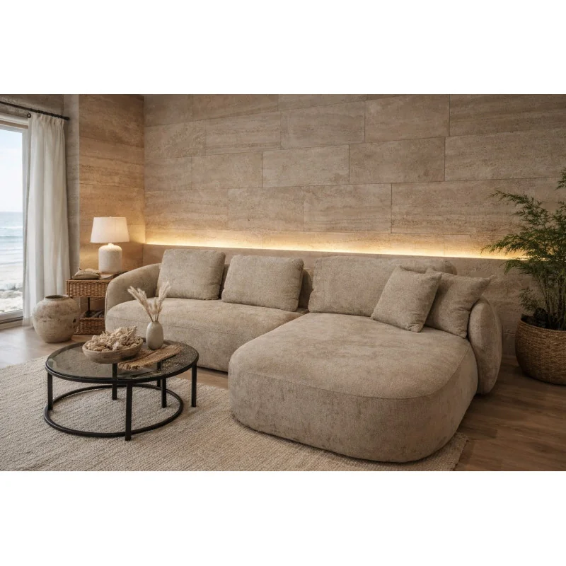 Corner Sofa Domani Chaisel by Enrique Marti 250 - 280 - 320 x 170cm