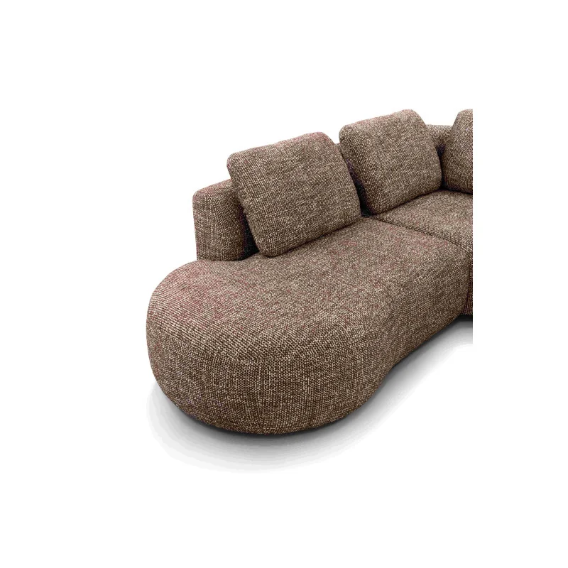 Corner sofa Domani open arm by Enrique Marti 256-292-328 x 256cm