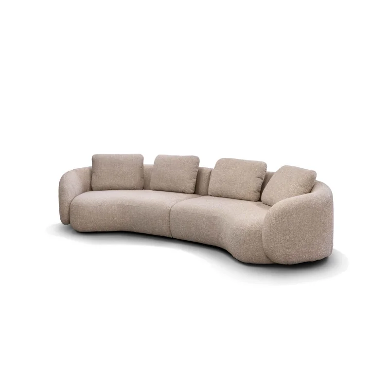 Sofa Domani Curved edges 45º by E.Marti 5-6 seater 360x138 & 410x170cm