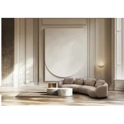 Sofa Domani by E.Marti Curved 45º edges 5-6 seater 360x138 & 410x170cm