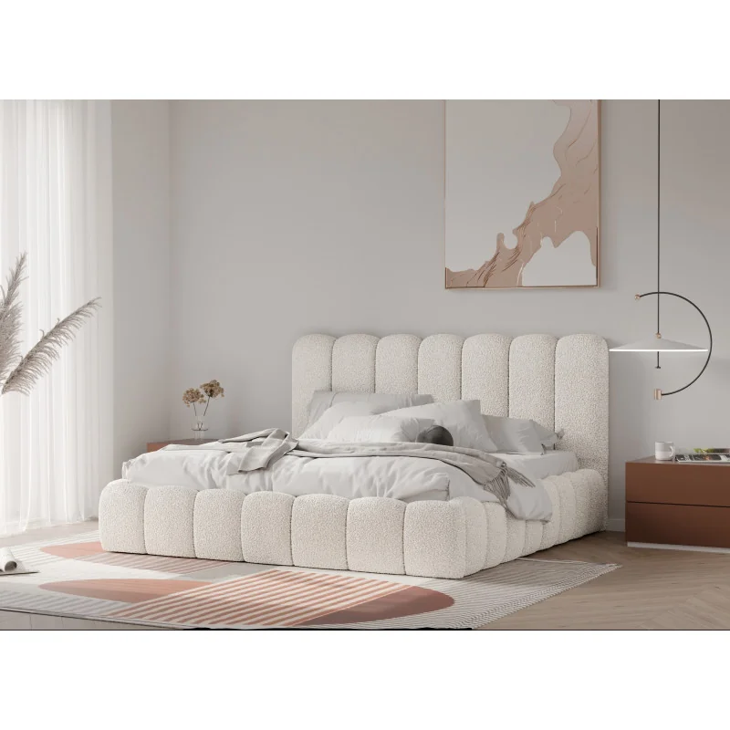Bed Amber with fabric of your choice for mattress 160-180 x 200cm