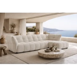 Corner sofa modular Bellagio with recliner 262 - 295 - 323 x 170cm