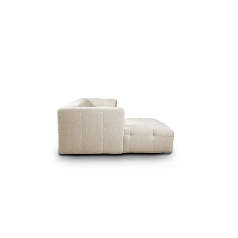 Corner sofa Belice Chaisel Quilted with recliner 300 x 180cm