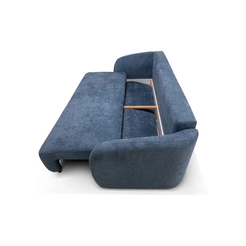 Sofa bed Porto with fabric of your choice and mattress 150 x 200cm