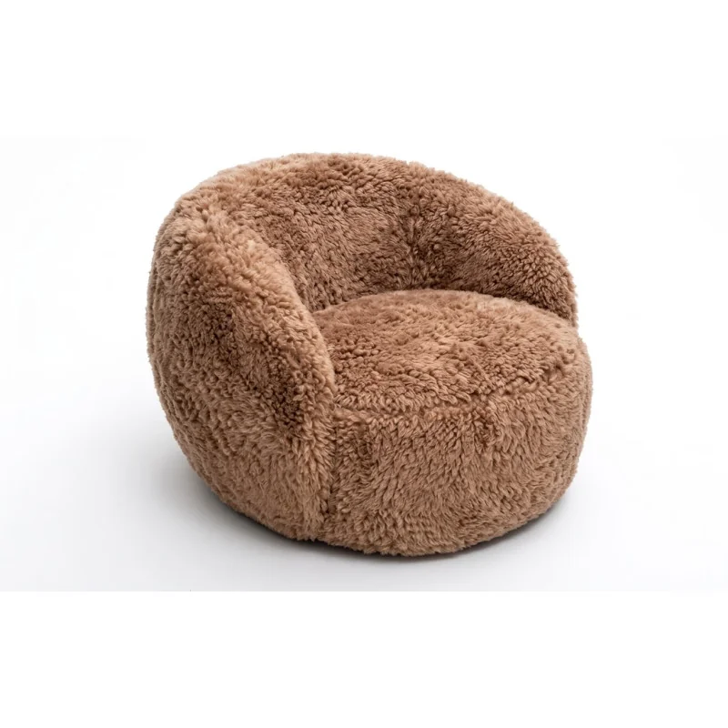 Swivel armchair Noah upholstered with fabric of your choic 85 x 85cm