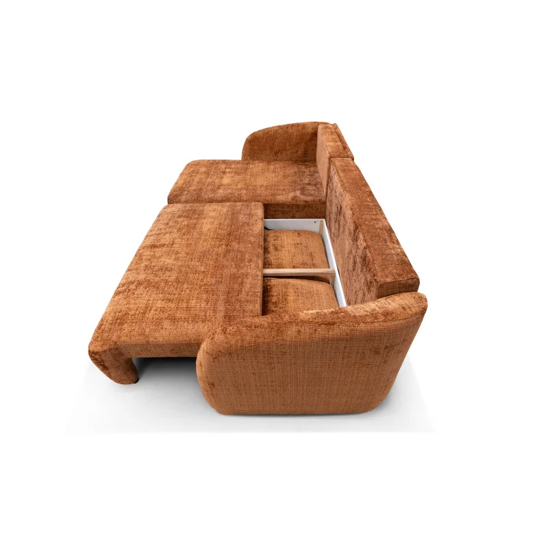 Corner Sofa bed Porto with fabric of your choice 270 x 155cm