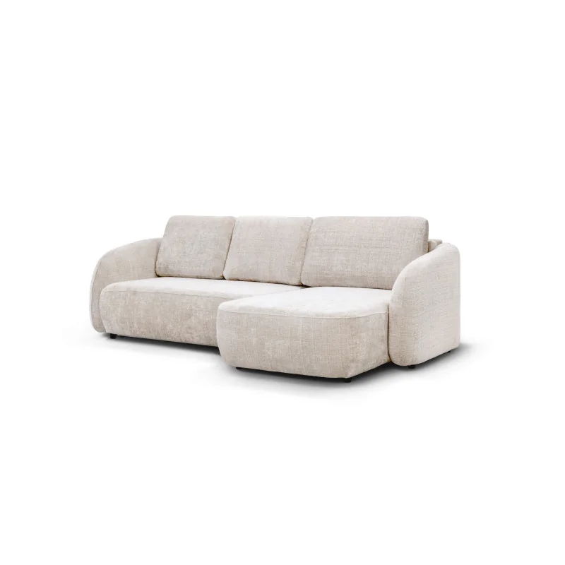 Corner Sofa bed Porto with fabric of your choice 270 x 155cm