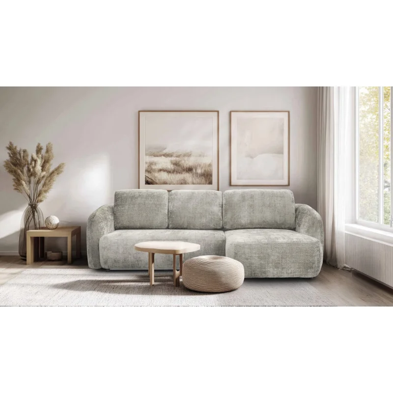 Corner Sofa bed Porto with fabric of your choice 270 x 155cm