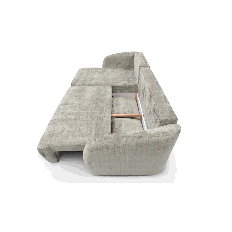 Corner Sofa bed Porto with fabric of your choice 270 x 155cm
