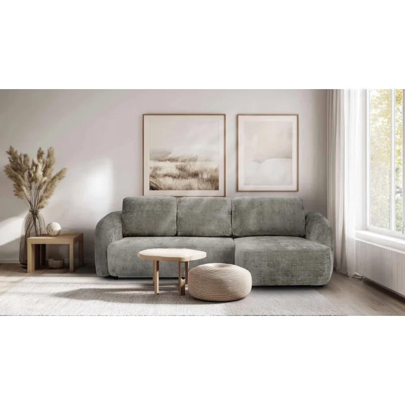 Corner Sofa bed Porto with fabric of your choice 270 x 155cm