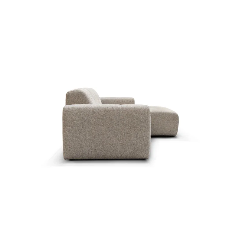 Corner sofa Muto Chaisel Quilted with recliner 310 x 160cm