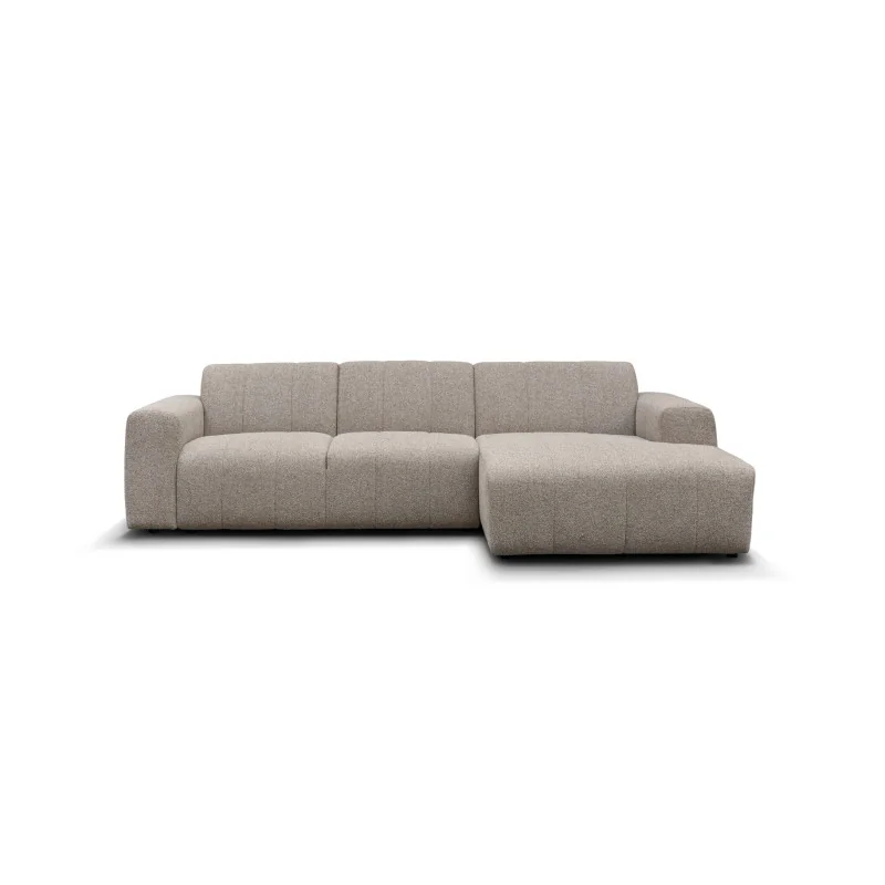 Corner sofa Muto Chaisel Quilted with recliner 310 x 160cm