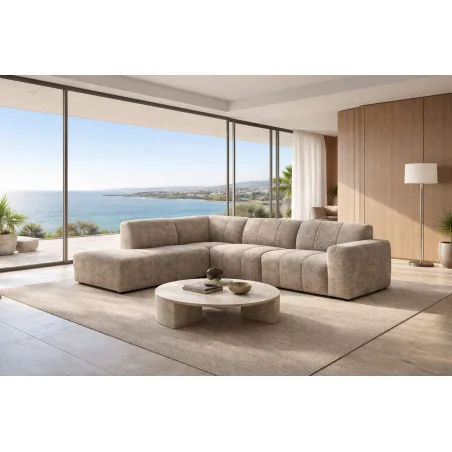 Corner sofa Muto Open End Quilted 300 x 230cm