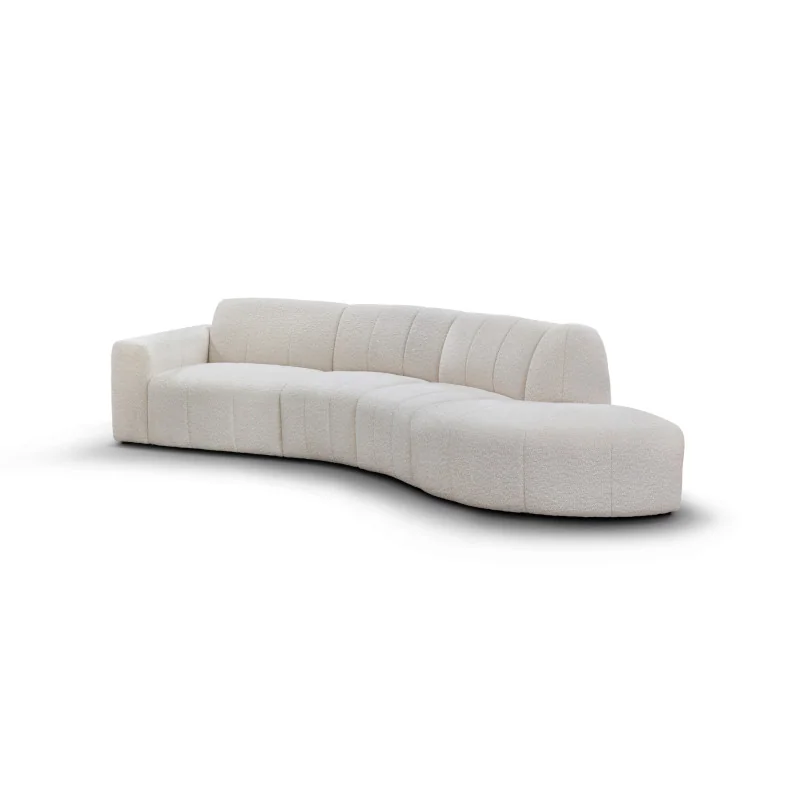 Sofa Muto Quilted Curved 50° 5seater 280 x 165cm